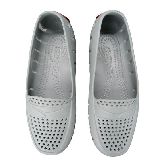 Floafers Shoes Deck Loafers Women's 8 Grey Burgundy New Float Foam Posh Driver - Picture 5 of 10